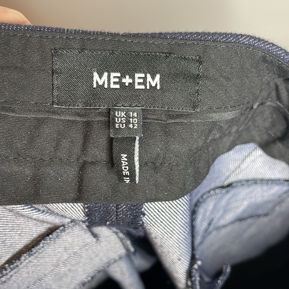 ME+EM | Women’s Dark Wash Ankle Trouser Jeans Size 10 - Picture 8 of 9